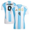 Maglia ufficiale Argentina J. Alvarez 9 Casa 2024 per Uomo